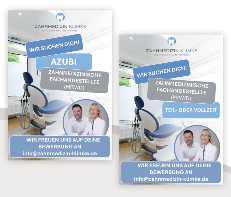 Karrierechancen in der Zahnarztpraxis Klimke – Werde Teil unseres Teams!